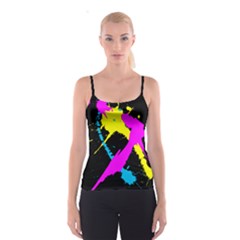 Splatter Splatter Spaghetti Strap Top by ExtraGoodSauce