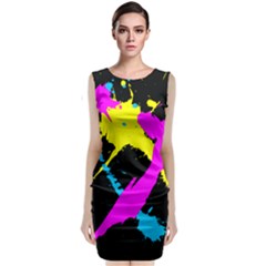 Splatter Splatter Classic Sleeveless Midi Dress