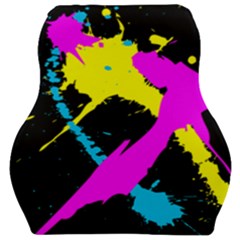 Splatter Splatter Car Seat Velour Cushion  by ExtraGoodSauce