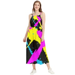 Splatter Splatter Boho Sleeveless Summer Dress