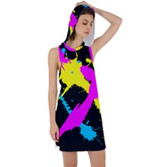 Splatter Splatter Racer Back Hoodie Dress