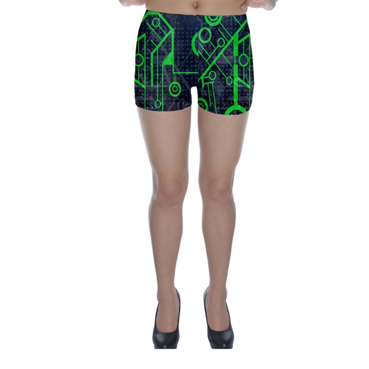 Tech Skinny Shorts