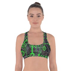 Tech Cross Back Sports Bra by ExtraGoodSauce