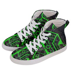 Tech Men s Hi-top Skate Sneakers by ExtraGoodSauce