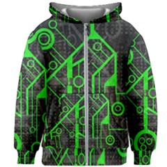 Tech Kids  Zipper Hoodie Without Drawstring