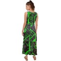 Tech V-Neck Chiffon Maxi Dress View2