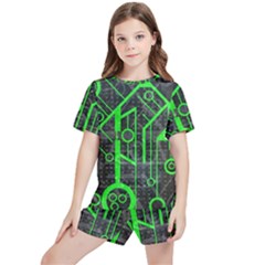 Tech Kids  Tee And Sports Shorts Set