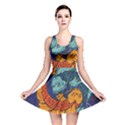 Koi Fish Reversible Skater Dress View1