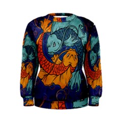 Koi Fish Women s Sweatshirt by ExtraGoodSauce