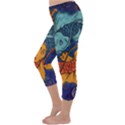 Koi Fish Capri Winter Leggings  View2