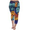 Koi Fish Capri Winter Leggings  View4