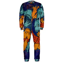 Koi Fish Onepiece Jumpsuit (men)  by ExtraGoodSauce