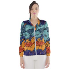 Koi Fish Women s Windbreaker by ExtraGoodSauce