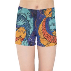 Koi Fish Kids  Sports Shorts by ExtraGoodSauce