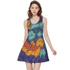 Koi Fish Inside Out Reversible Sleeveless Dress by ExtraGoodSauce