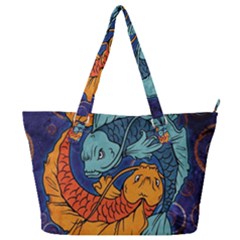 Koi Fish Full Print Shoulder Bag by ExtraAwesomeSauce