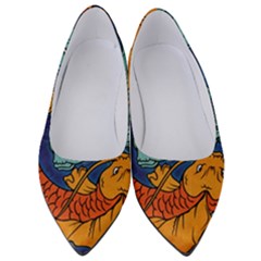 Koi Fish Women s Low Heels by ExtraGoodSauce