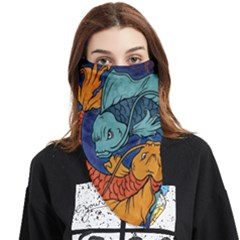 Koi Fish Face Covering Bandana (triangle)