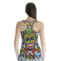 Sugar Skulls Racer Back Sports Top View2