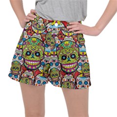 Sugar Skulls Ripstop Shorts by ExtraGoodSauce