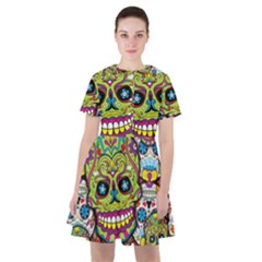 Sugar Skulls Sailor Dress by ExtraGoodSauce