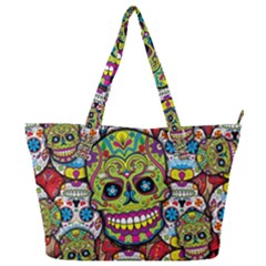 Sugar Skulls Full Print Shoulder Bag by ExtraAwesomeSauce