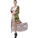 Sugar Skulls Maxi Chiffon Beach Wrap View1