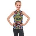 Sugar Skulls Kids  Sleeveless Polo Tee View1