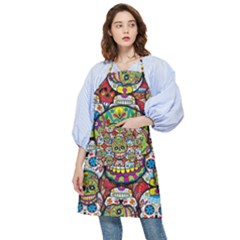 Sugar Skulls Pocket Apron by ExtraAwesomeSauce