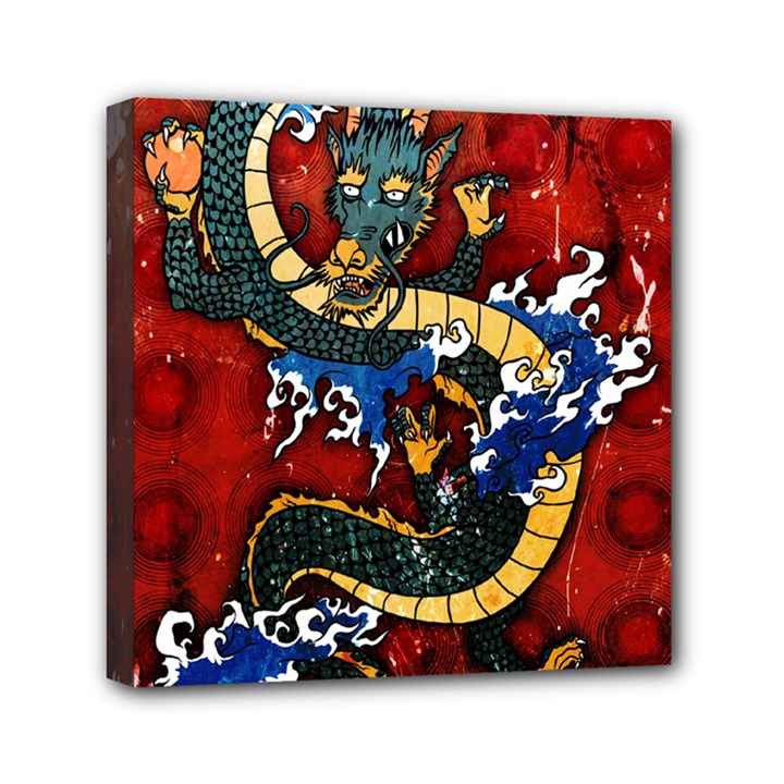 Dragon Mini Canvas 6  x 6  (Stretched)