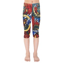 Dragon Kids  Capri Leggings  by ExtraAwesomeSauce