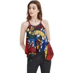 Dragon Flowy Camisole Tank Top