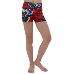 Dragon Kids  Lightweight Velour Yoga Shorts by ExtraAwesomeSauce