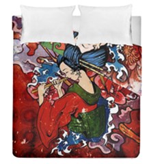 Geisha Geisha Duvet Cover Double Side (queen Size) by ExtraGoodSauce