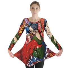 Geisha Geisha Long Sleeve Tunic  by ExtraGoodSauce