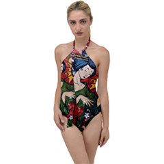 Geisha Geisha Go With The Flow One Piece Swimsuit by ExtraGoodSauce