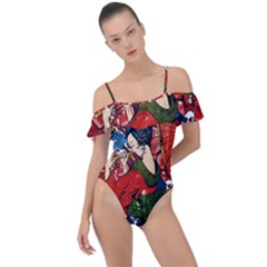 Geisha Geisha Frill Detail One Piece Swimsuit by ExtraGoodSauce