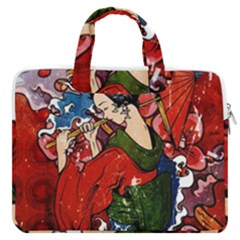 Geisha Geisha Macbook Pro Double Pocket Laptop Bag