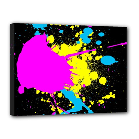 Splatter Splatter Canvas 16  X 12  (stretched) by ExtraAwesomeSauce