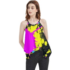 Splatter Splatter Flowy Camisole Tank Top