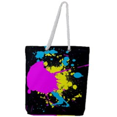 Splatter Splatter Full Print Rope Handle Tote (large) by ExtraAwesomeSauce