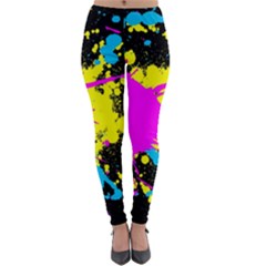 Splatter Splatter Lightweight Velour Leggings by ExtraAwesomeSauce