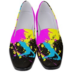 Splatter Splatter Women s Classic Loafer Heels