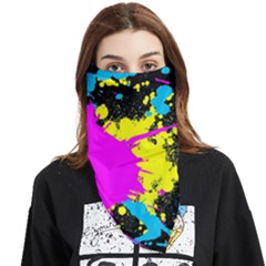 Splatter Splatter Face Covering Bandana (triangle)