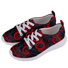 Tech - Red Women s Lightweight Sports Shoes by ExtraGoodSauce