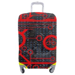 Tech - Red Luggage Cover (medium)