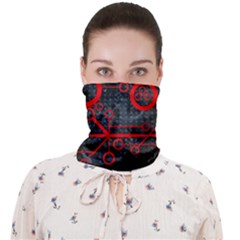 Tech - Red Face Covering Bandana (adult) by ExtraAwesomeSauce