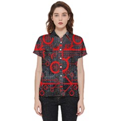 Tech - Red Short Sleeve Pocket Shirt