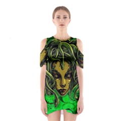 Medusa Shoulder Cutout One Piece Dress by ExtraGoodSauce