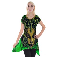 Medusa Short Sleeve Side Drop Tunic by ExtraAwesomeSauce